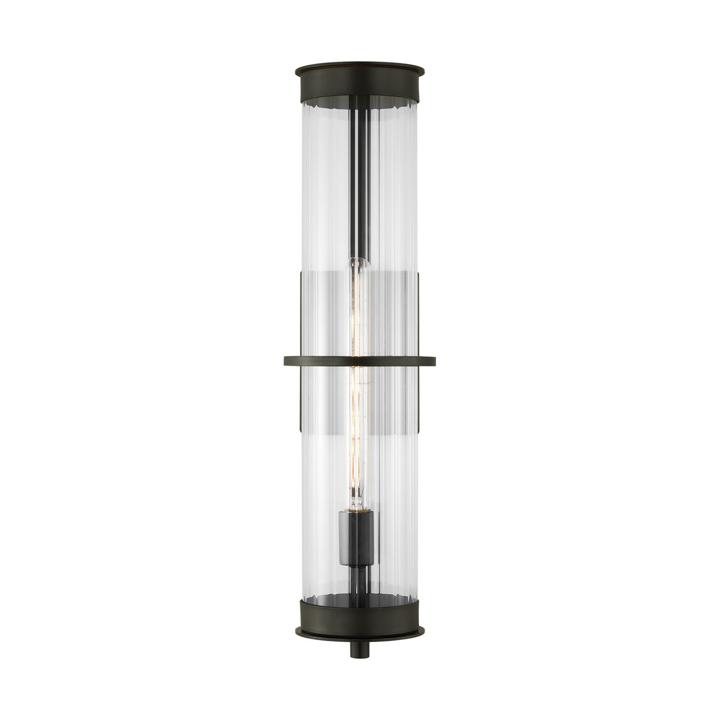 Alcona One Light Outdoor Wall Lantern in Antique Bronze