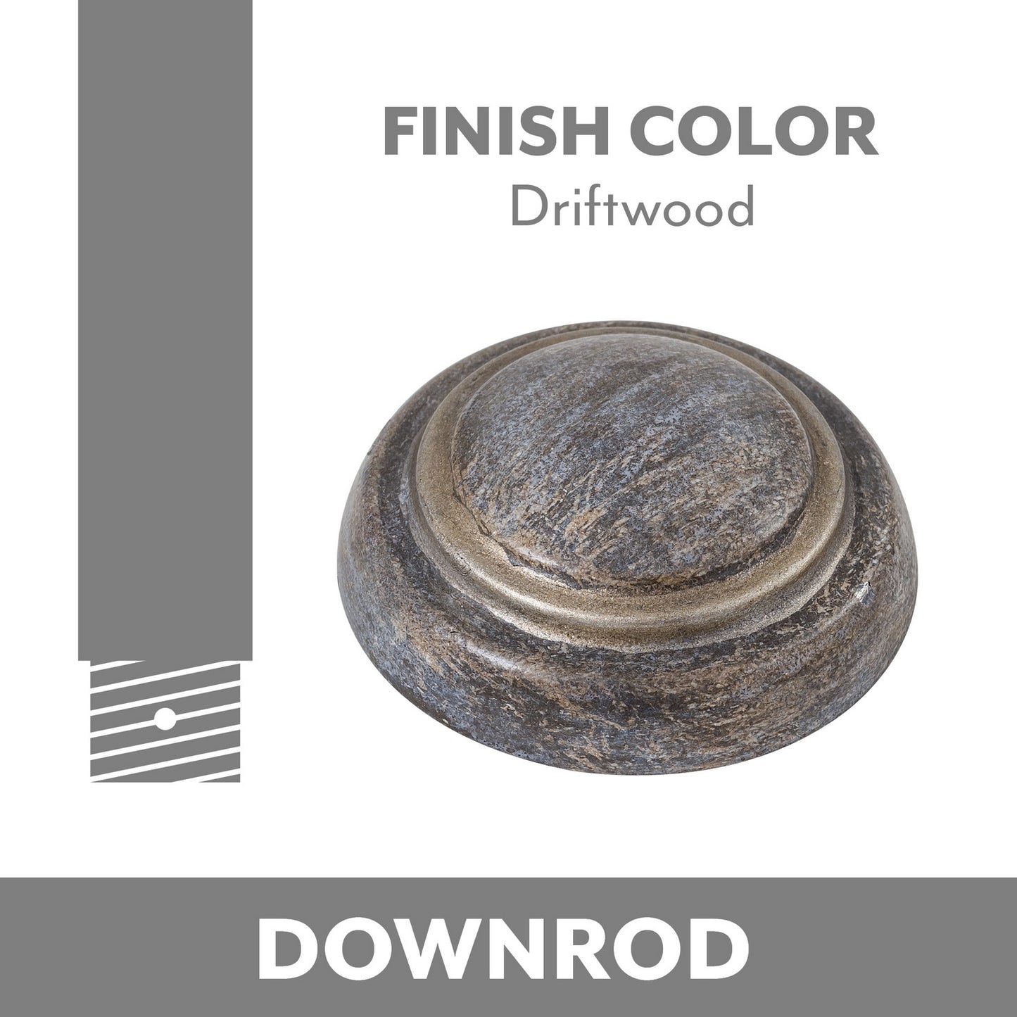 Minka Aire Downrod Coupler in Driftwood
