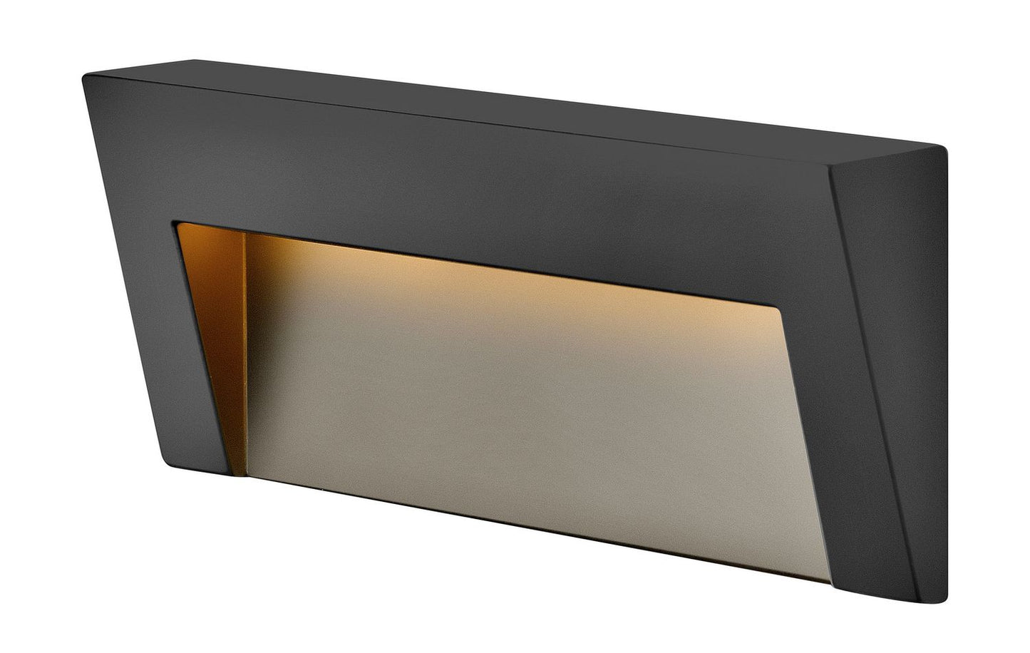 Taper LED Deck Sconce in Satin Black