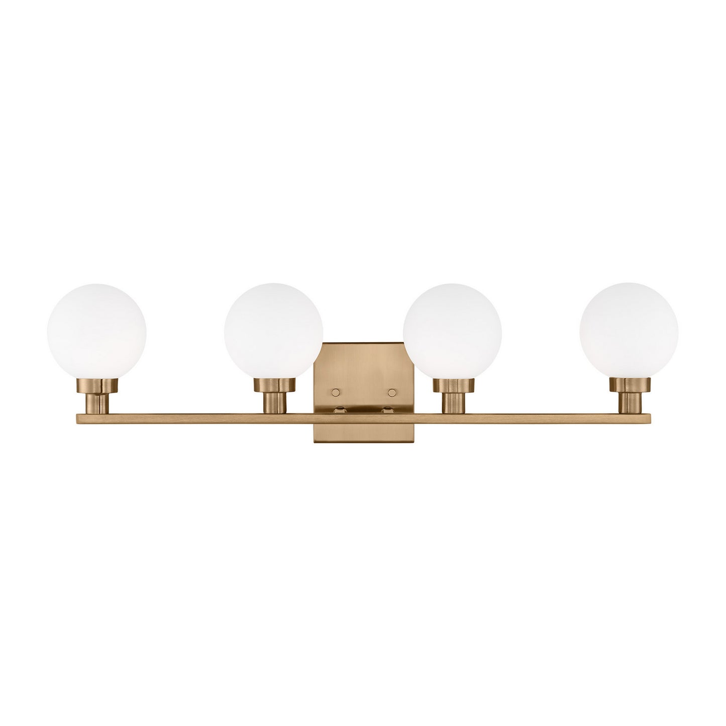 Clybourn Four Light Bath Vanity in Satin Brass
