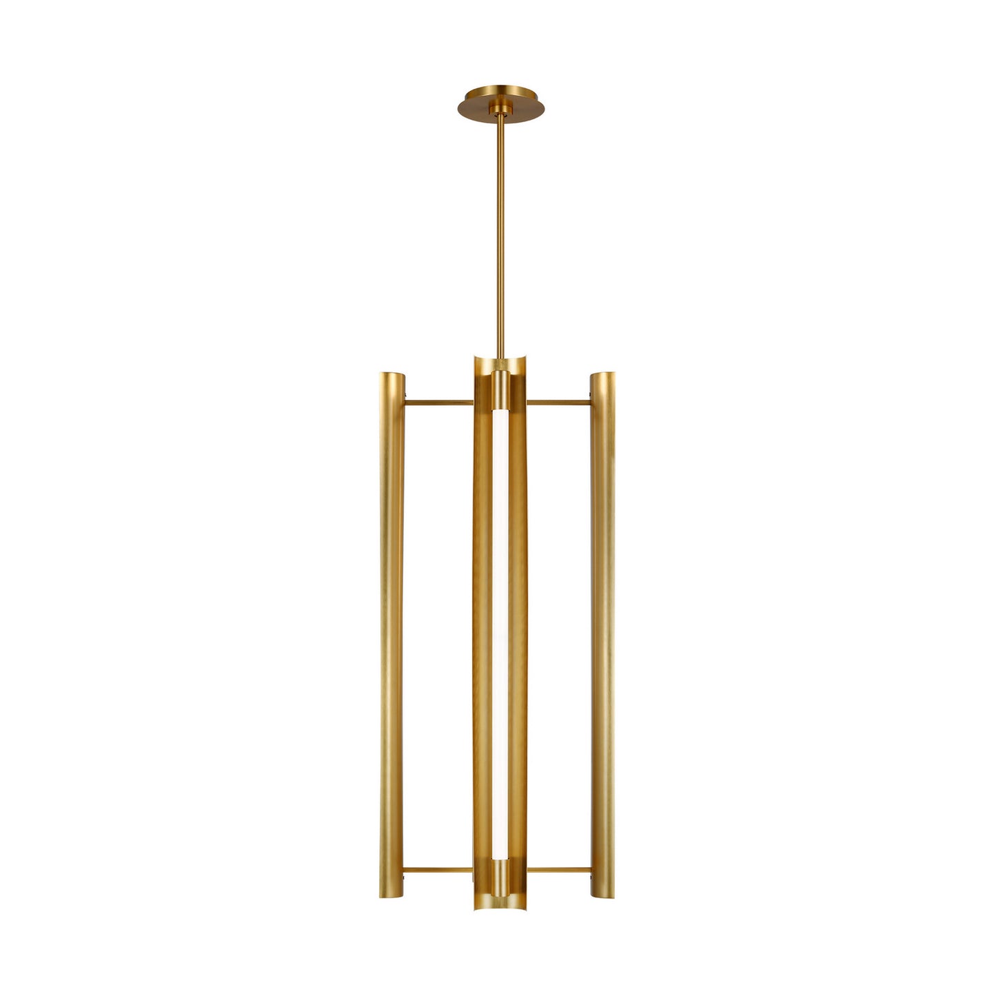 Carson LED Pendant in Burnished Brass