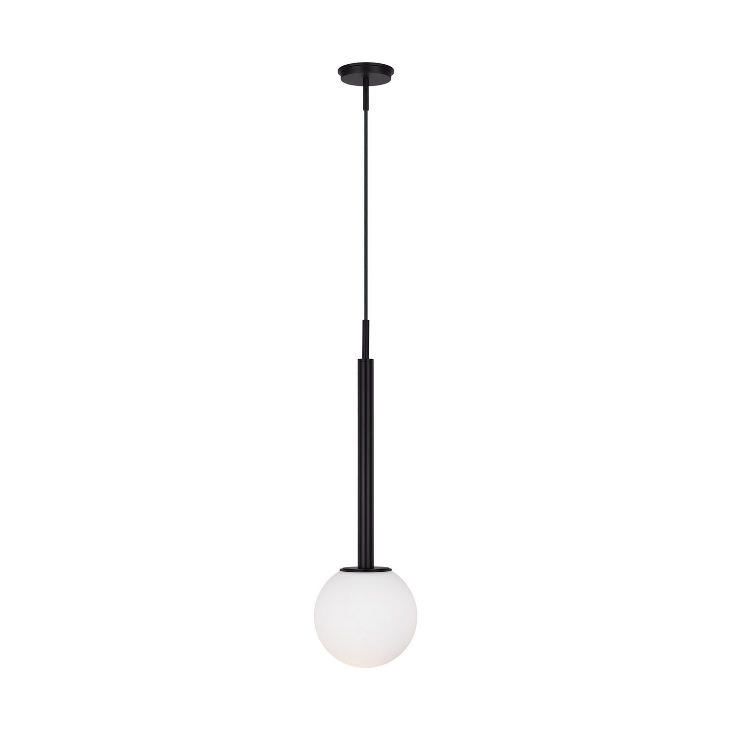 Nodes One Light Pendant in Midnight Black