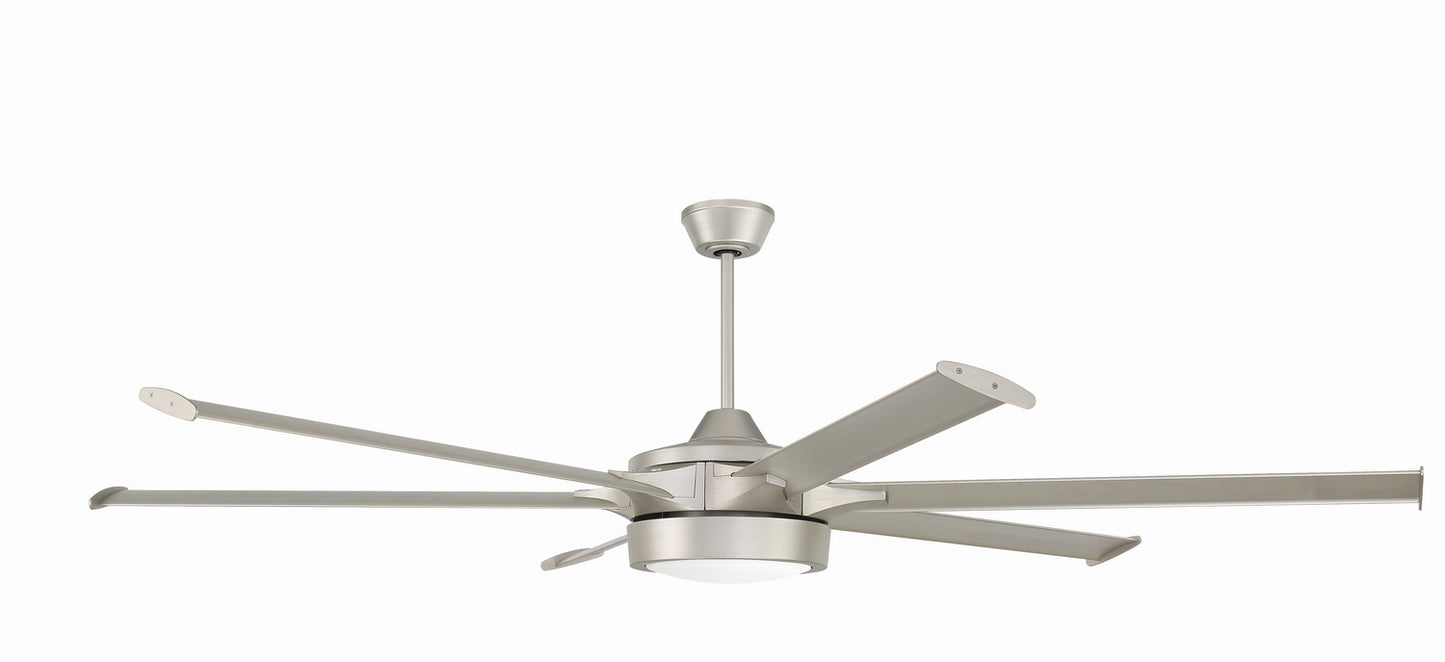 Prost 78 78" Ceiling Fan in Painted Nickel