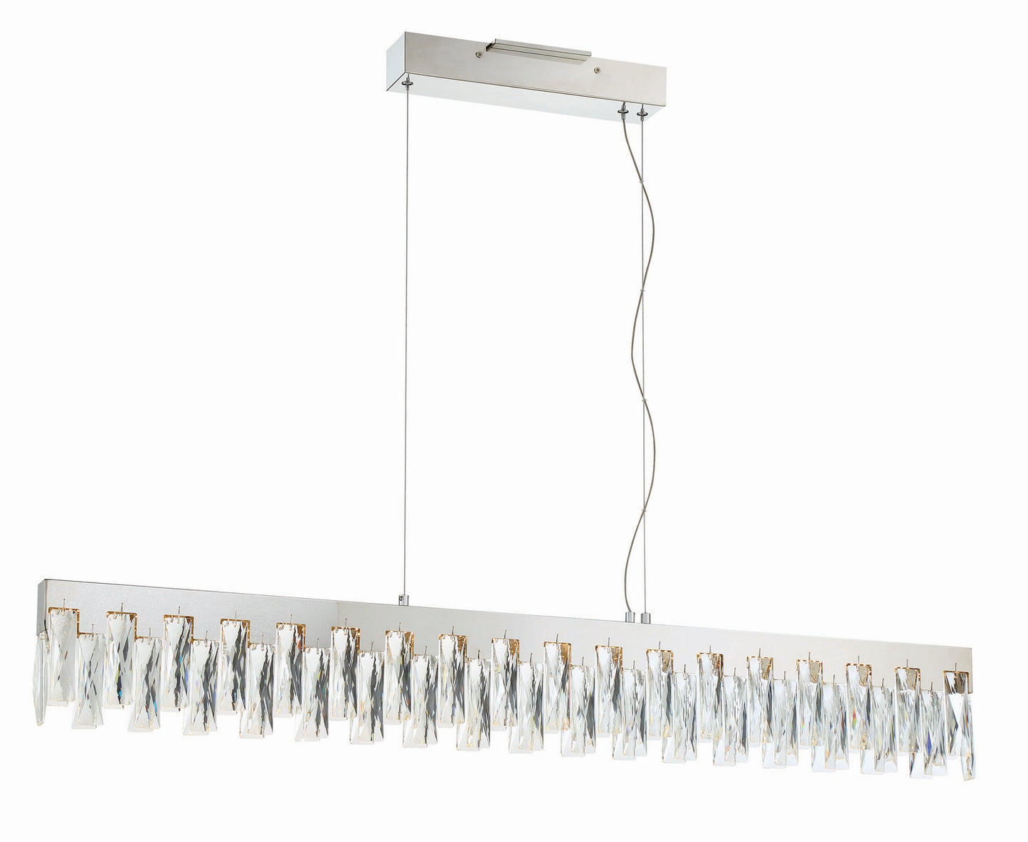 Curio LED Island Pendant in Chrome