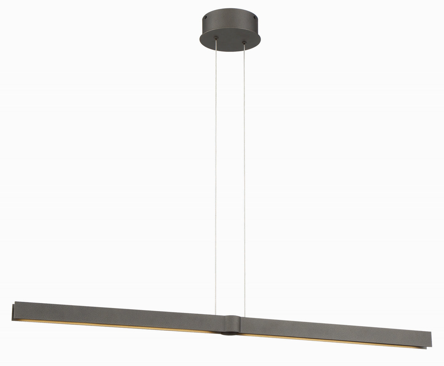 Structure LED Island Pendant in Smoked Iron