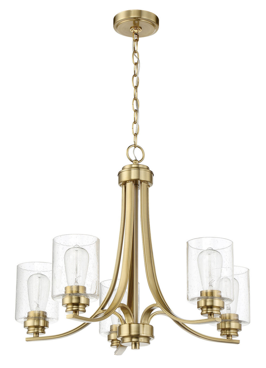 Craftmade - 50525-SB - Five Light Chandelier - Bolden - Satin Brass