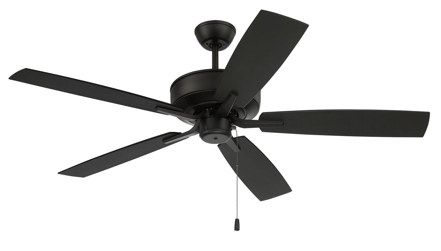 Craftmade - OP52FB5 - 52" Outdoor Ceiling Fan - Outdoor Pro Plus 52 - Flat Black