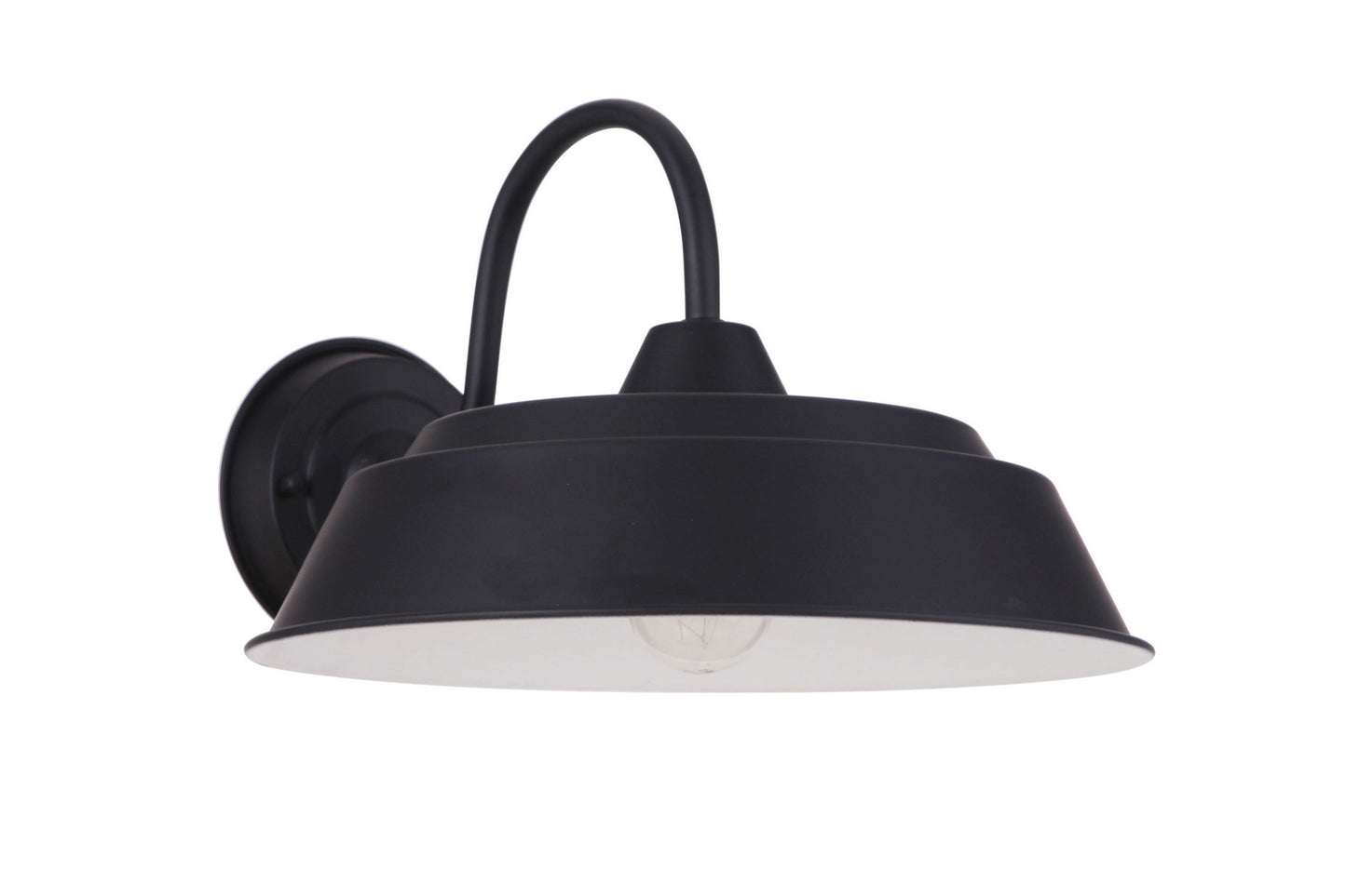 Landmark One Light Outdoor Wall Mount in Midnight