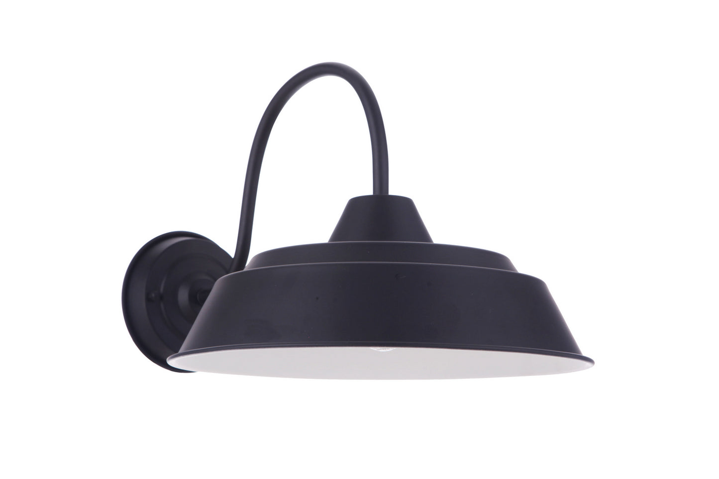 Landmark One Light Outdoor Wall Mount in Midnight
