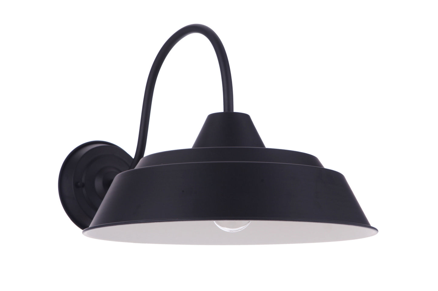 Landmark One Light Outdoor Wall Mount in Midnight