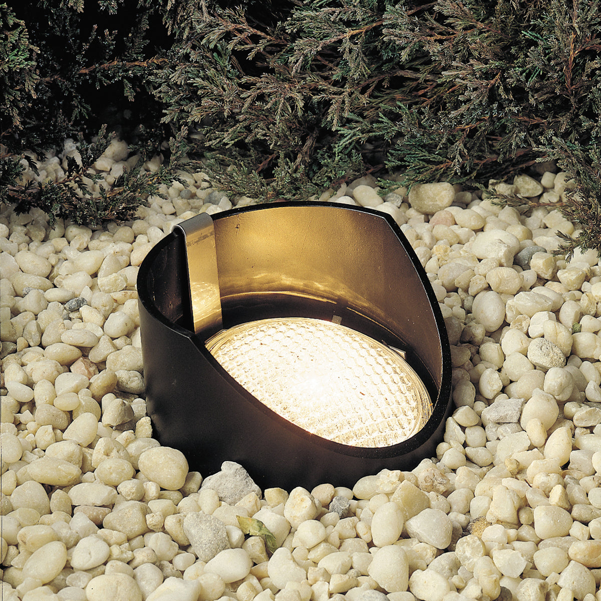 One Light In-Ground in Black Material (Not Painted)