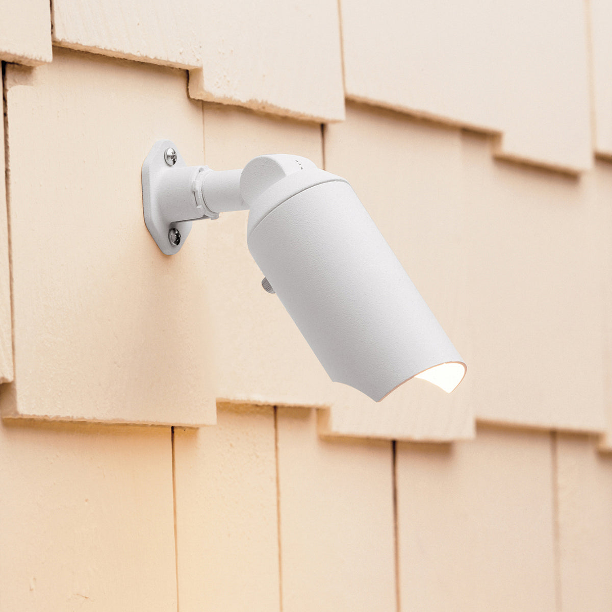 One Light Down Accent in Textured White