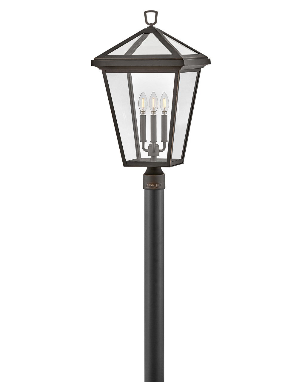 Alford Place LED Post Top or Pier Mount Lantern in Oil Rubbed Bronze