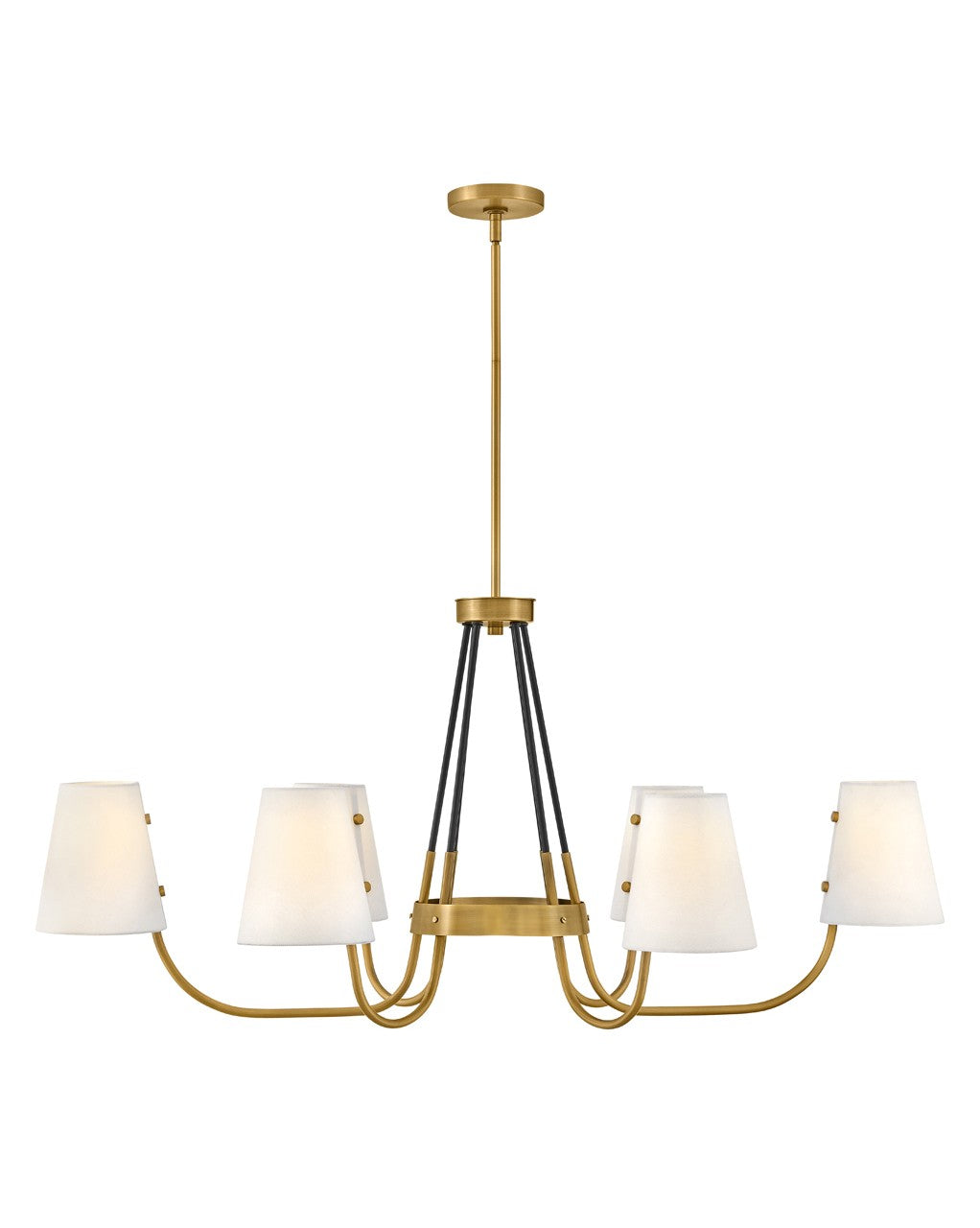 Aston LED Pendant in Heritage Brass