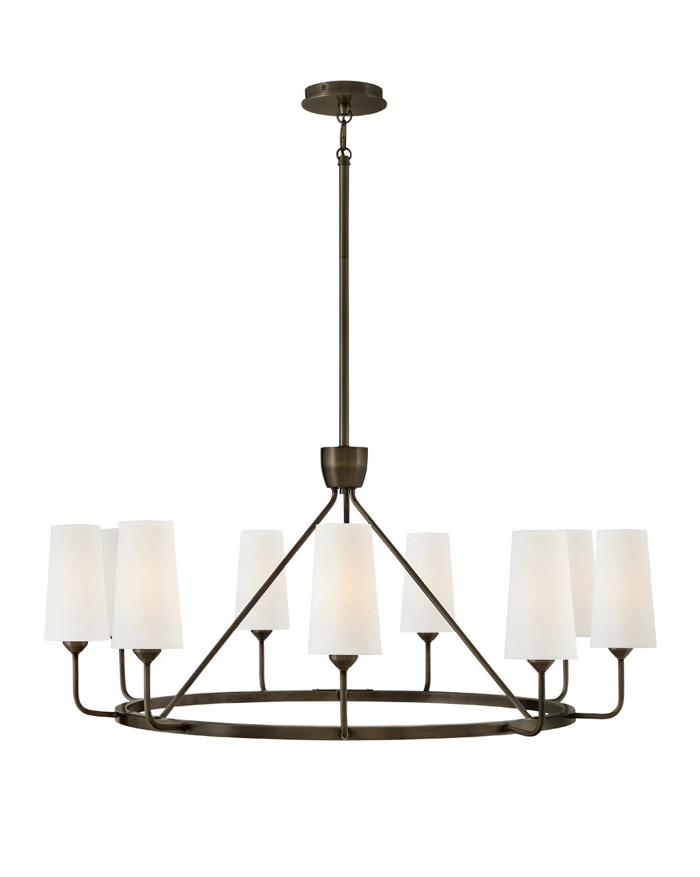 Lewis LED Chandelier in Black Oxide