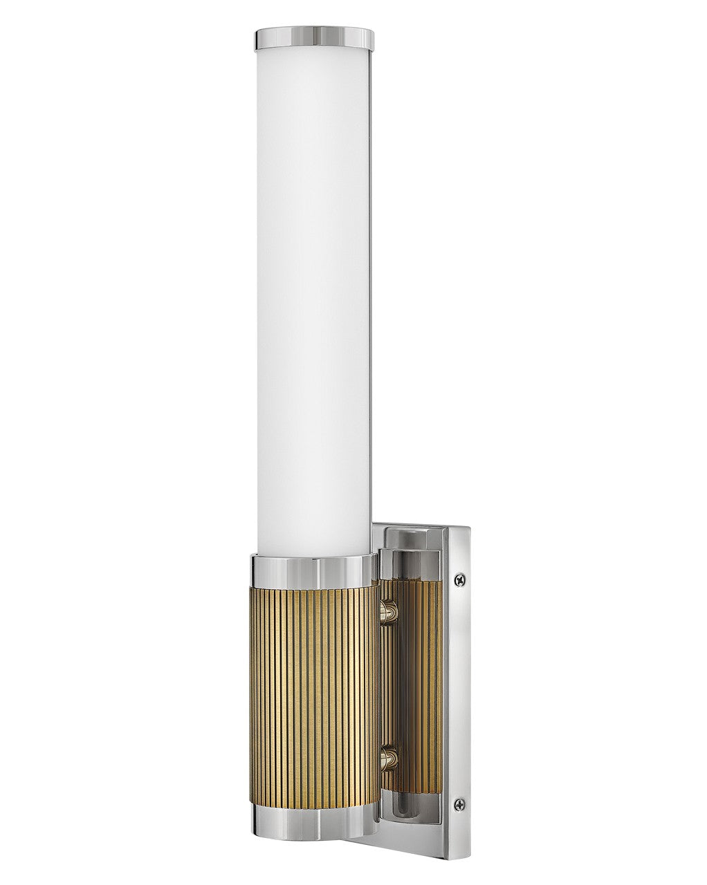 Zevi LED Wall Sconce in Polished Nickel