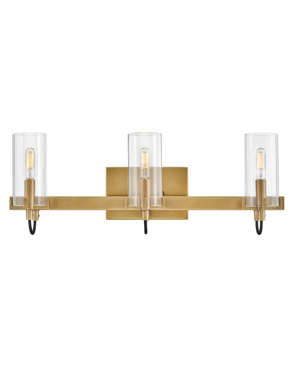 Ryden LED Vanity in Heritage Brass