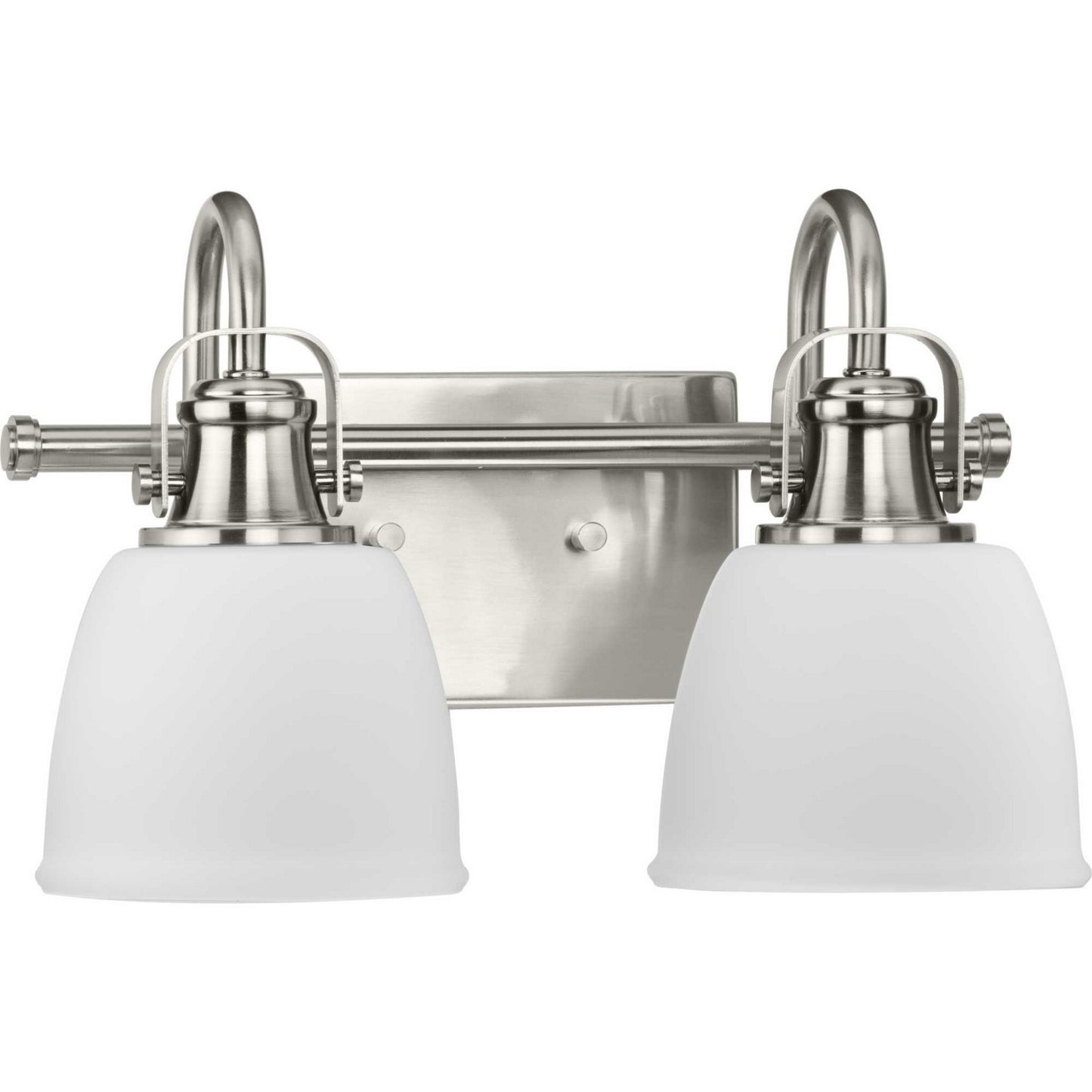 Preston Two Light Vanity in Brushed Nickel