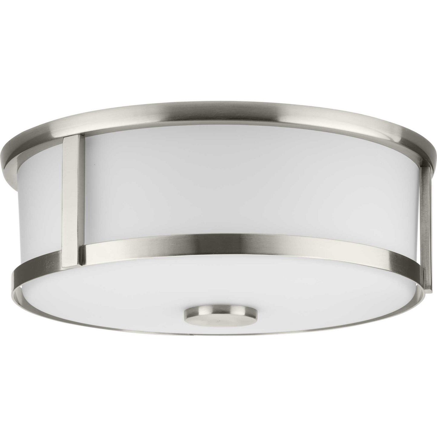 Gilliam Two Light Flush Mount in Brushed Nickel