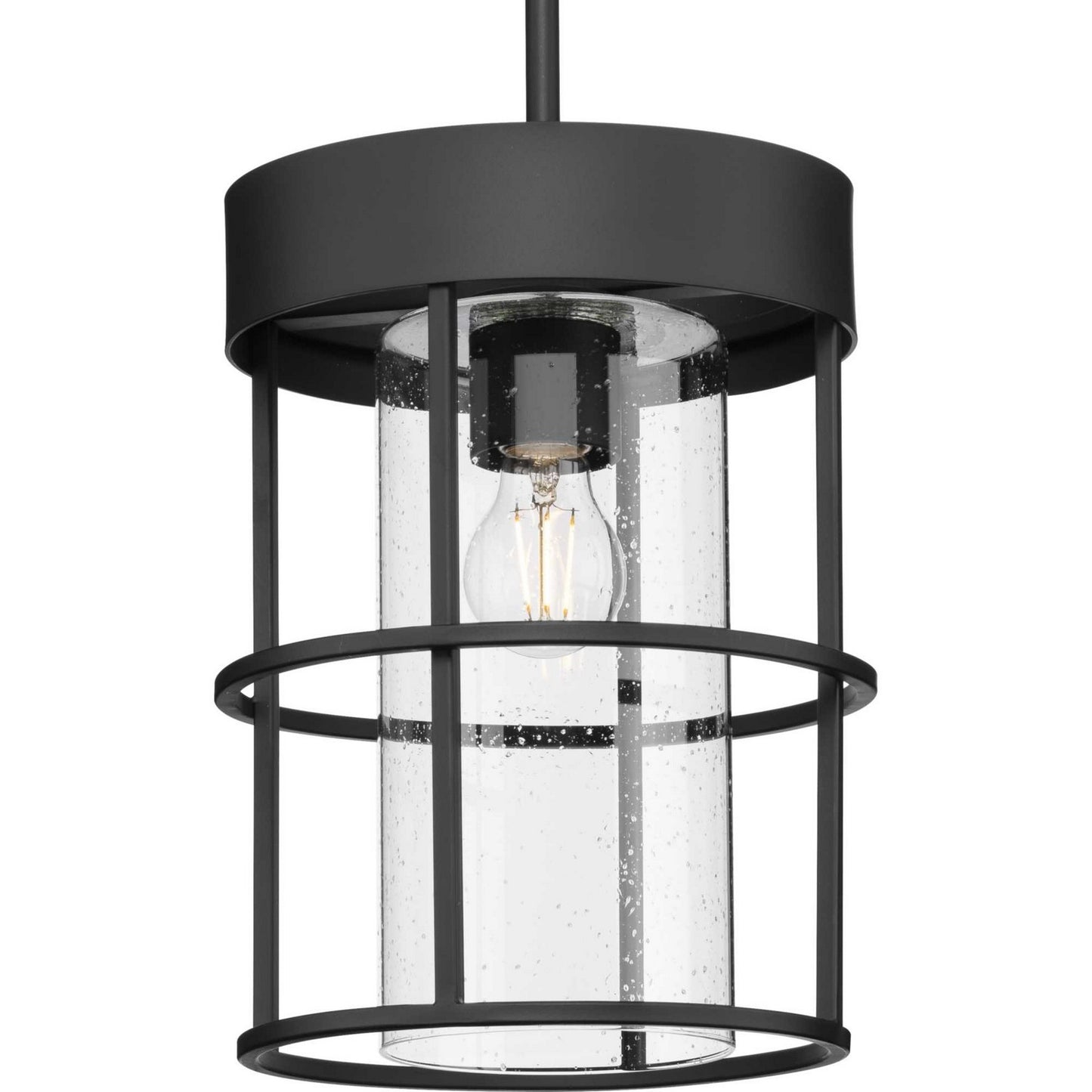 Burgess One Light Pendant in Matte Black