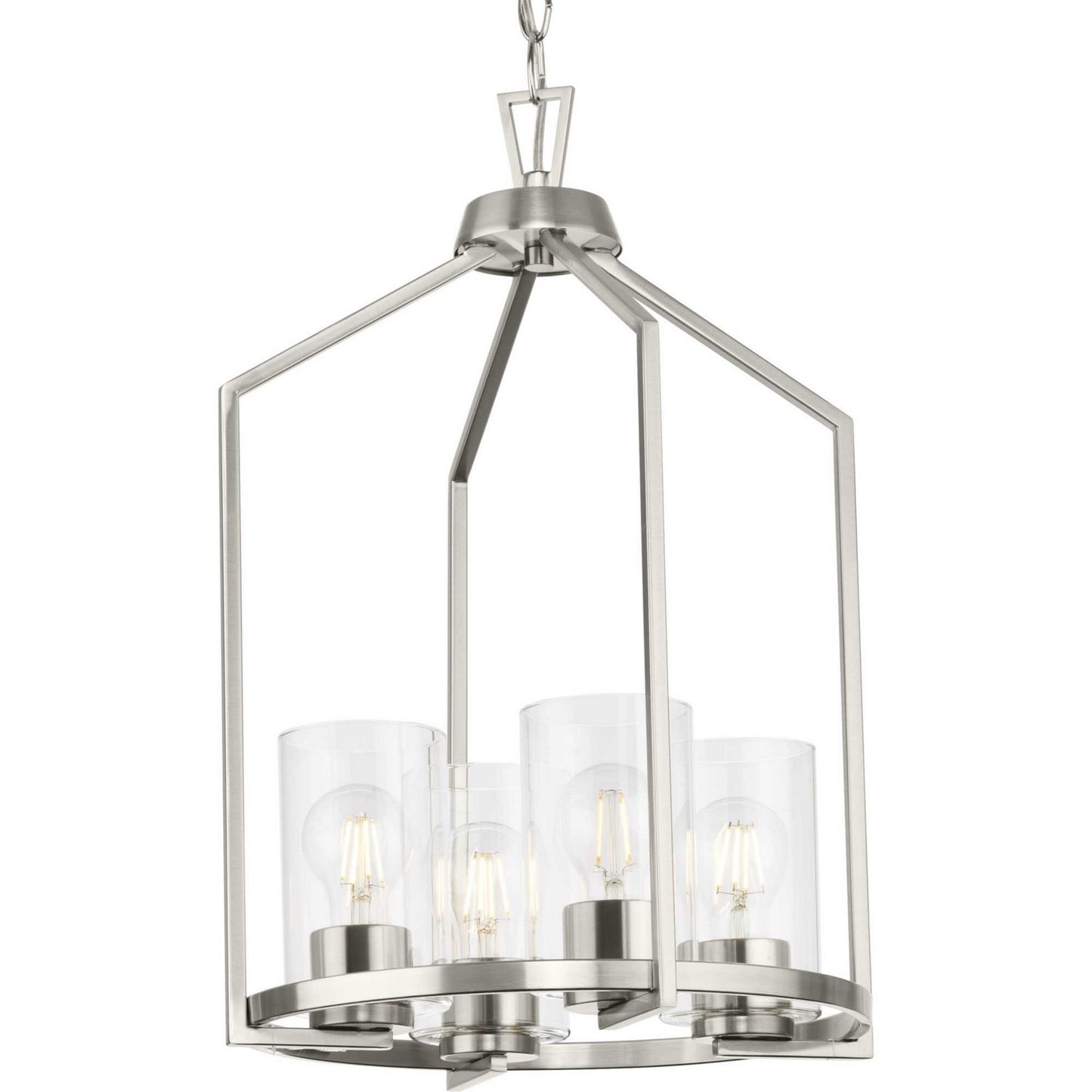 Progress Lighting - P500411-009 - Four Light Hall & Foyer Light - Goodwin - Brushed Nickel