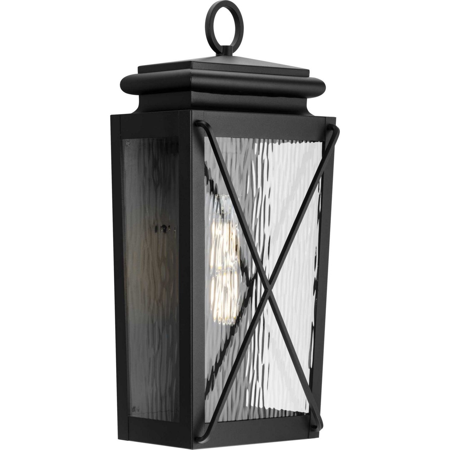 Wakeford One Light Outdoor Wall Lantern in Black