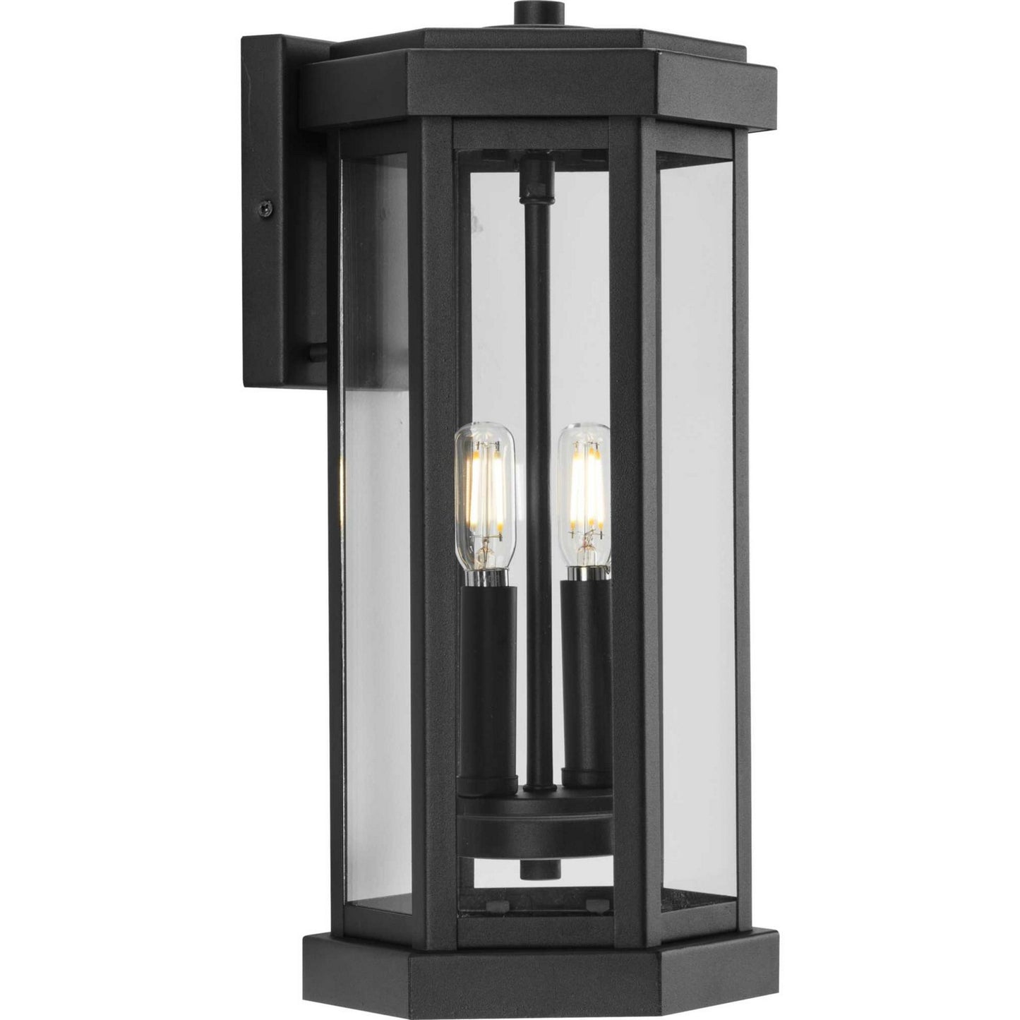 Ramsey Two Light Wall Lantern in Black