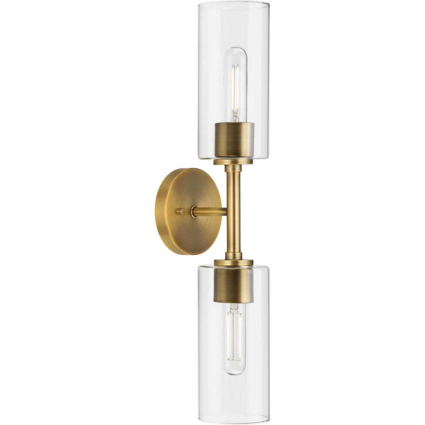 Progress Lighting - P710115-163 - Two Light Wall Bracket - Cofield - Vintage Brass
