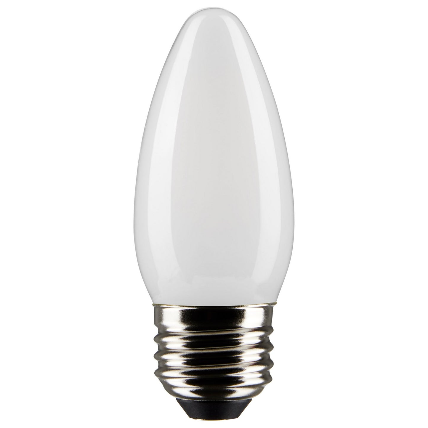 Satco 4W B11 LED – E26 base, 350 lumens, 4000K Cool White (S21289)