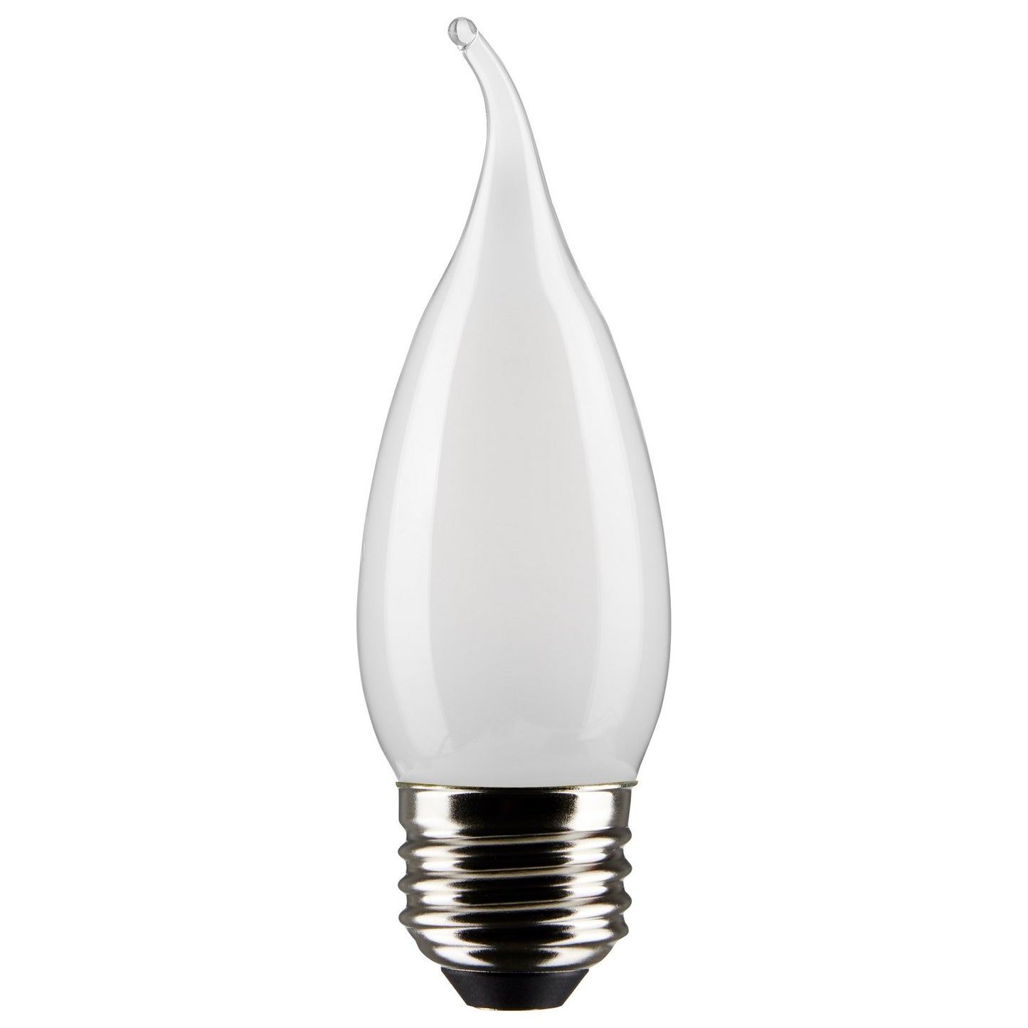 Satco 5.5W CA10 – E26 base, 500 lumens, 2700K Warm White (S21853)