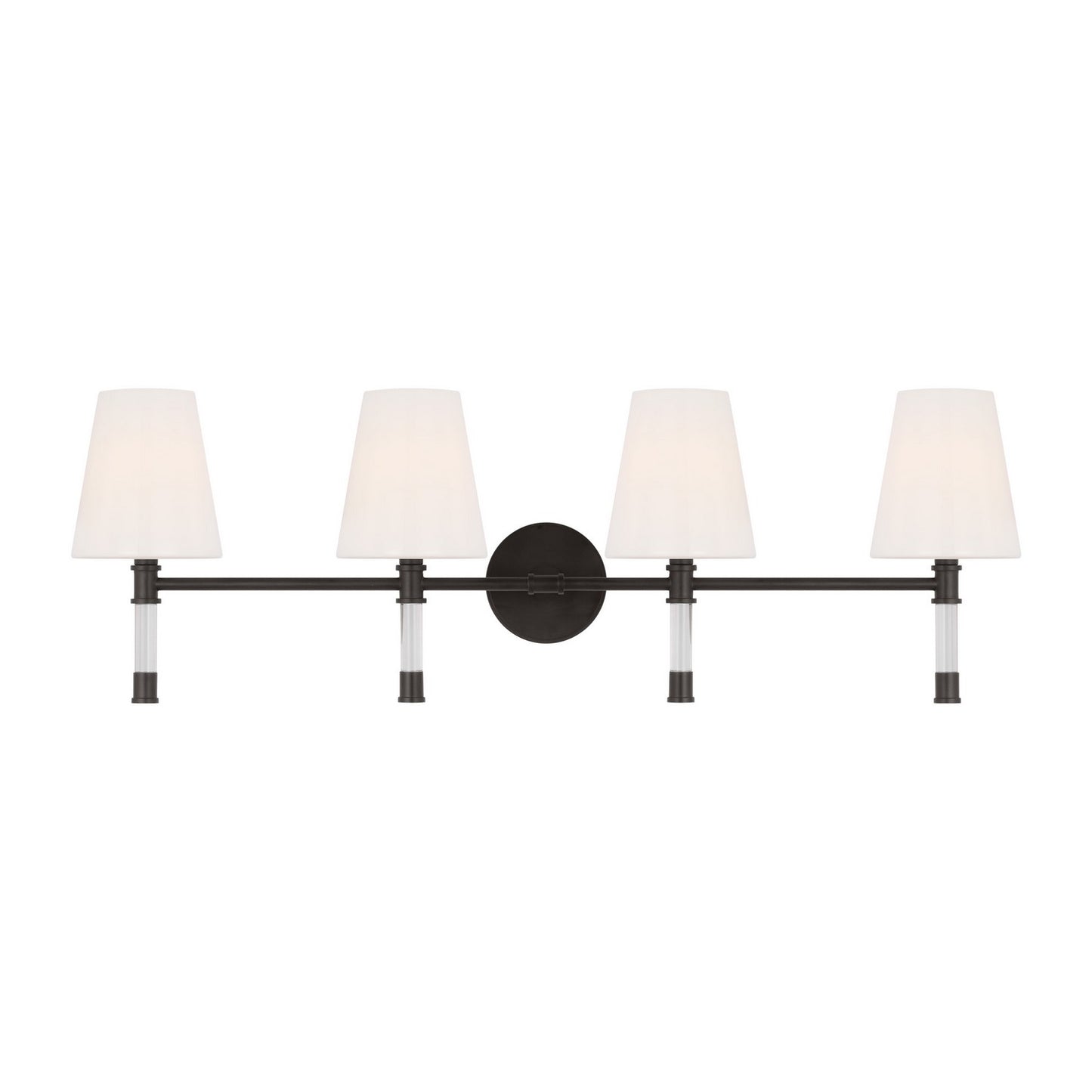 Hanover Four Light Bath Vanity in Aged Iron