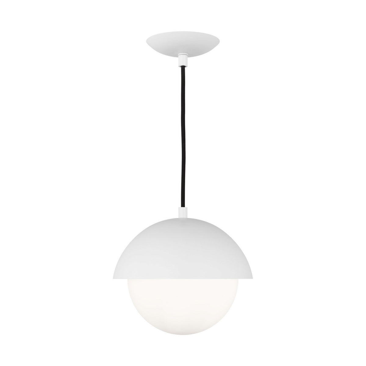 Hyde One Light Pendant in Matte White