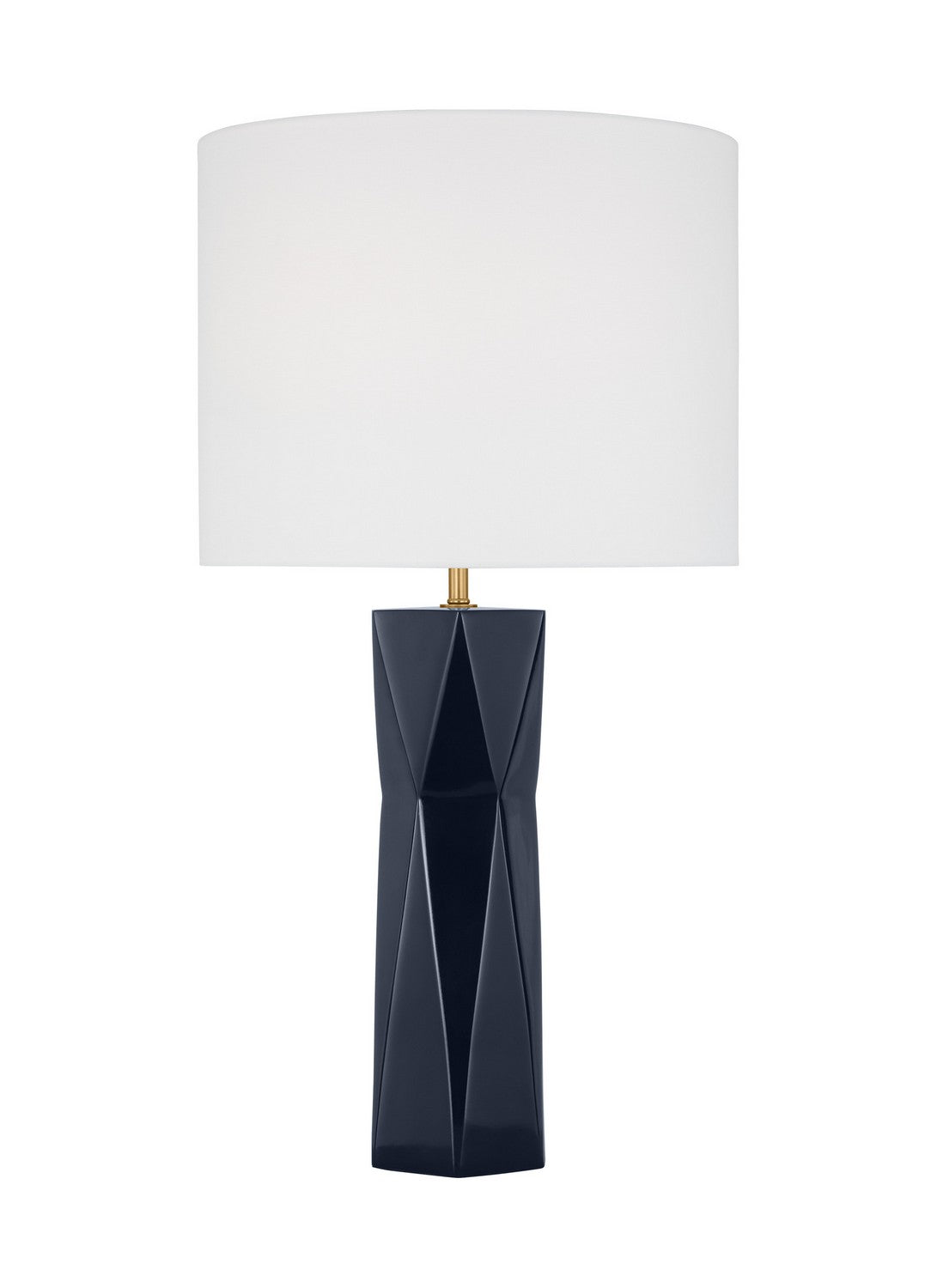 Fernwood One Light Table Lamp in Gloss Navy