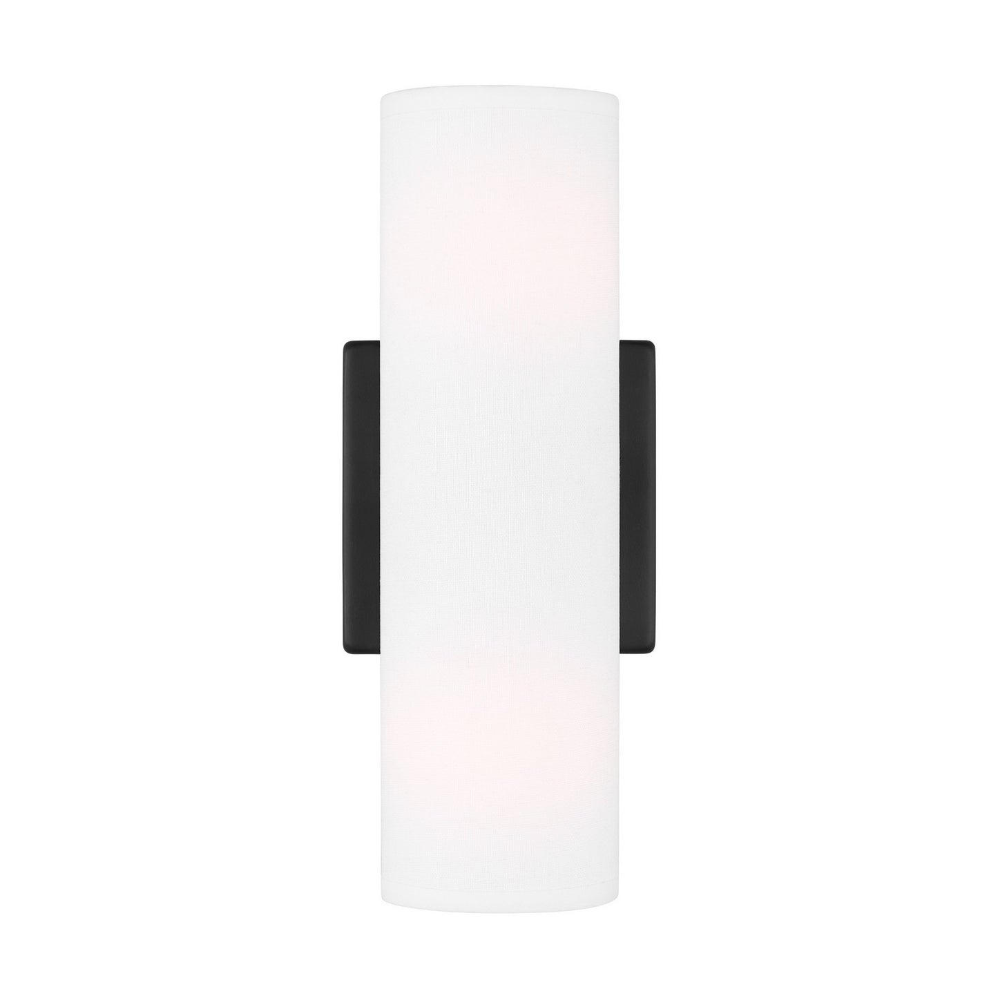 Capalino Two Light Wall Sconce in Midnight Black