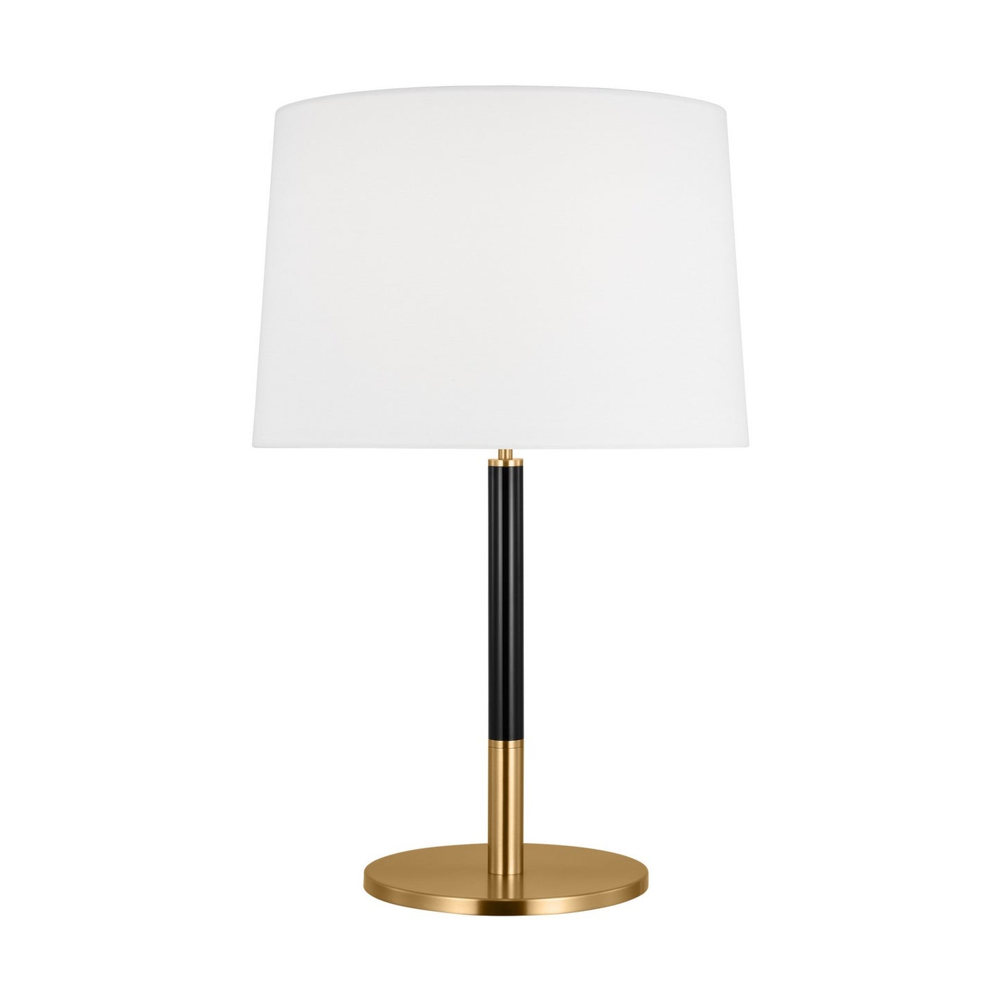 Monroe One Light Table Lamp in Burnished Brass