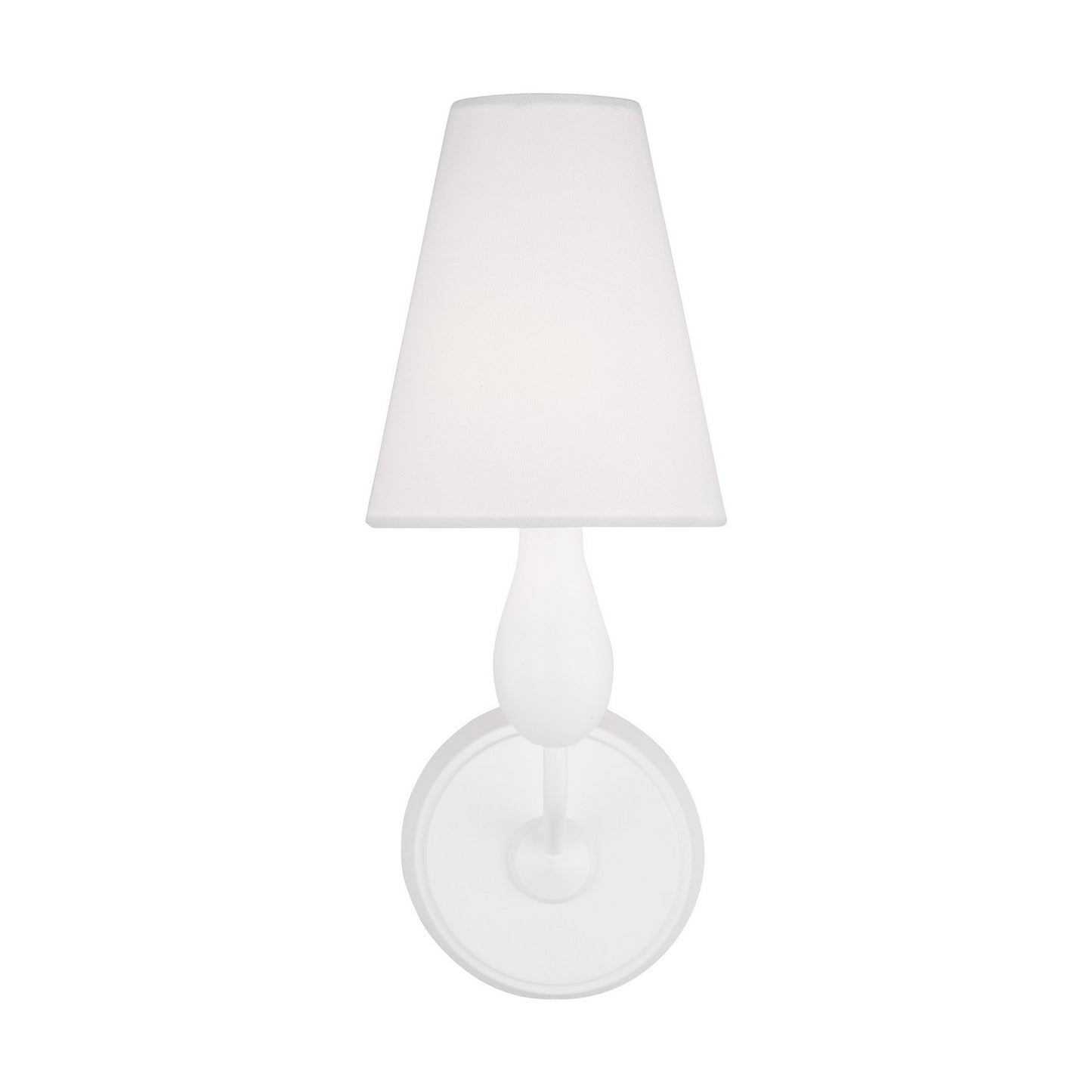 Ziba One Light Bath Vanity in Matte White