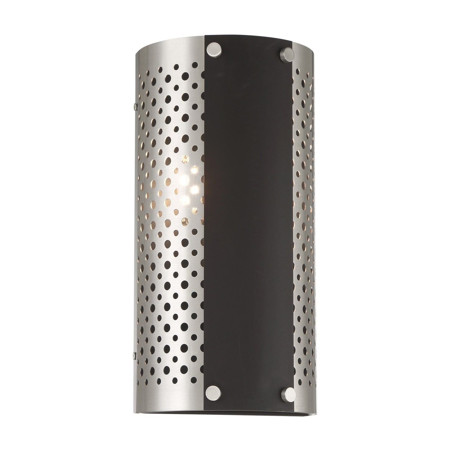 George Kovacs - P5530-420 - Two Light Wall Sconce - Noho by Robin Baron - Brushed Nickel With Sand Coal Highlights