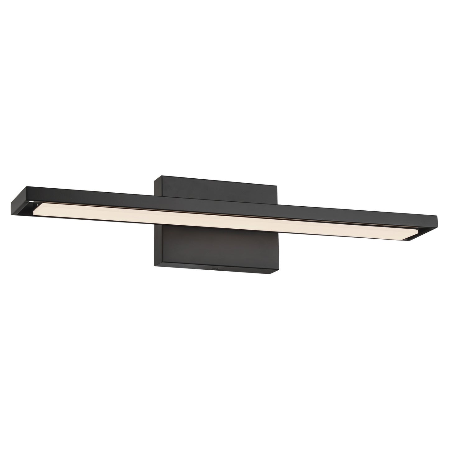 George Kovacs - P5581-66A-L - LED Bath Vanity - Parallel - Coal Black