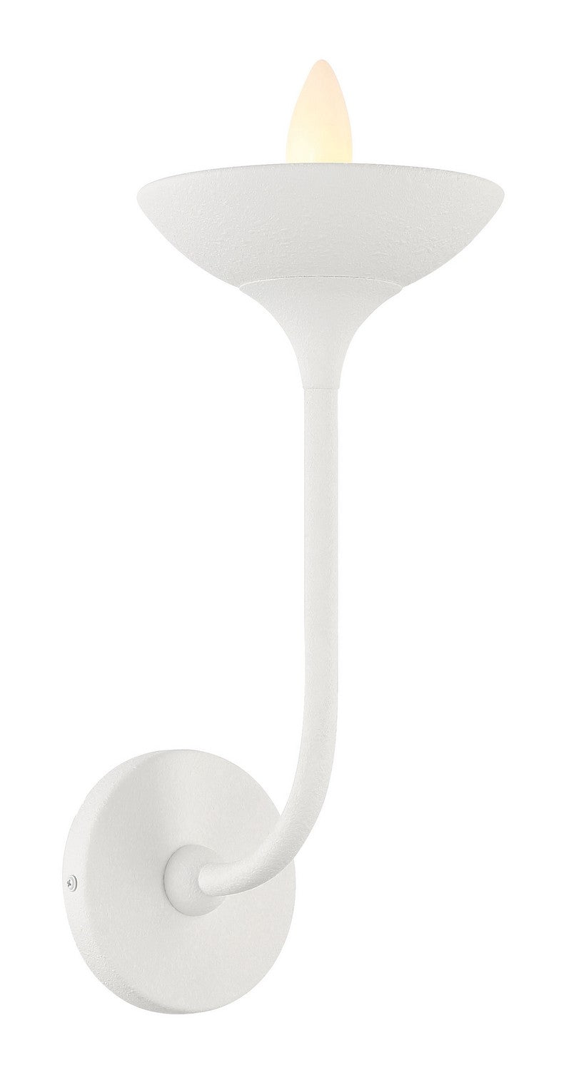 Ryton One Light Wall Sconce in Plaster White