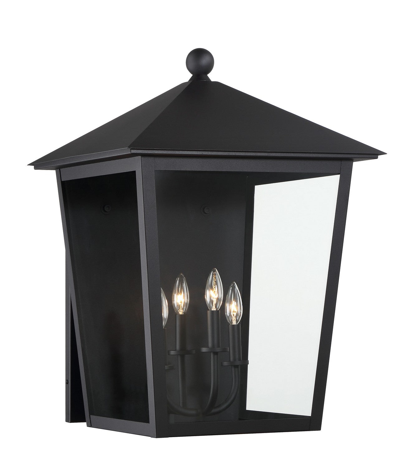 Noble Hill Four Light Wall Mount in Sand Coal