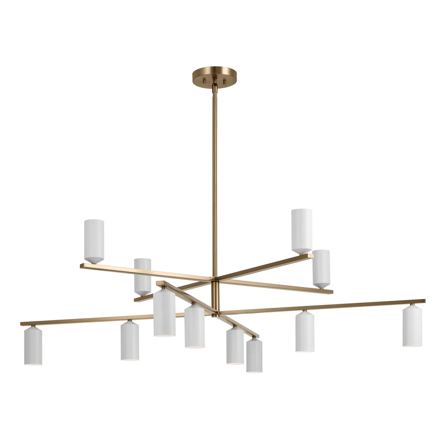 Gala LED Chandelier in Champagne Bronze