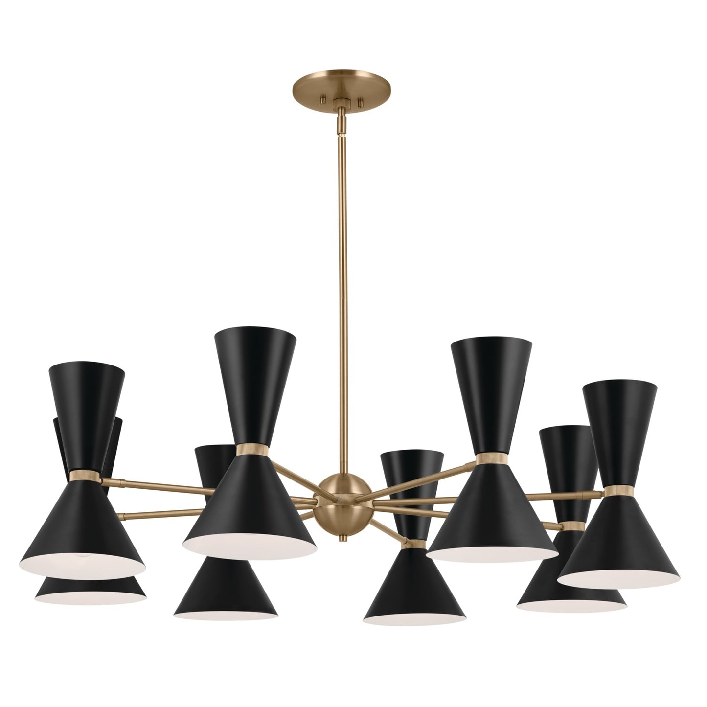 Phix 16 Light Chandelier in Champagne Bronze