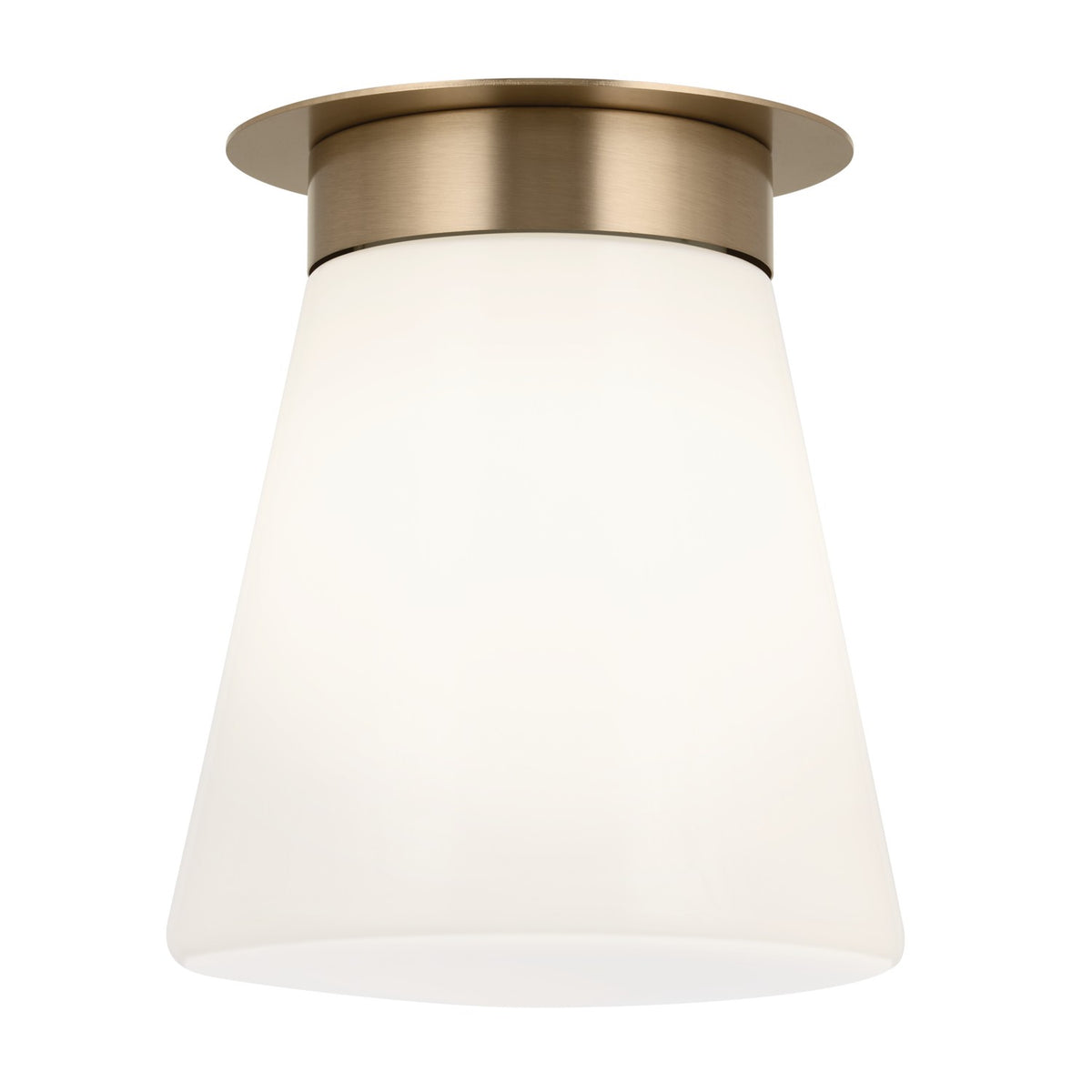 Albers One Light Flush Mount in Champagne Bronze