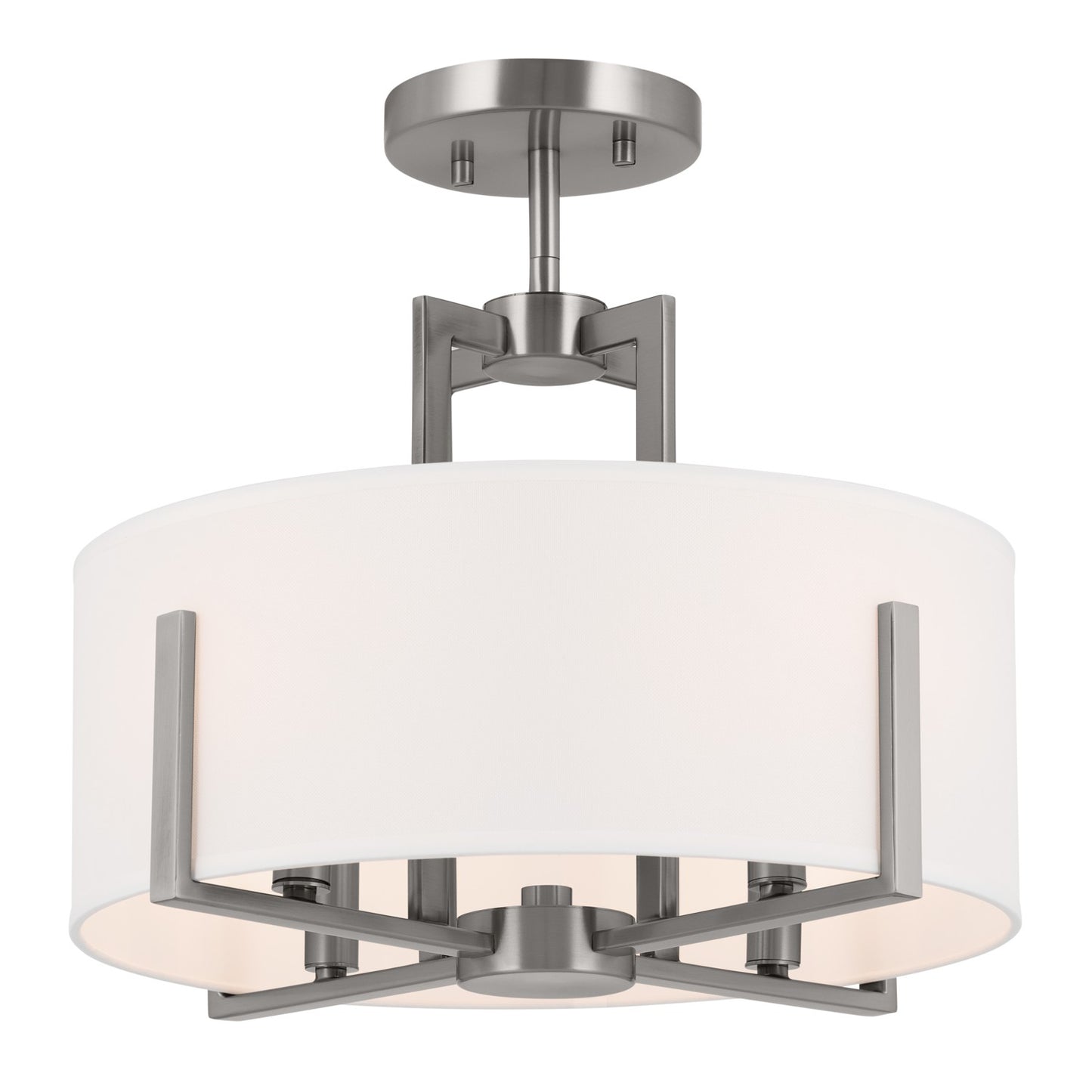 Malen Four Light Pendant/Semi Flush in Classic Pewter