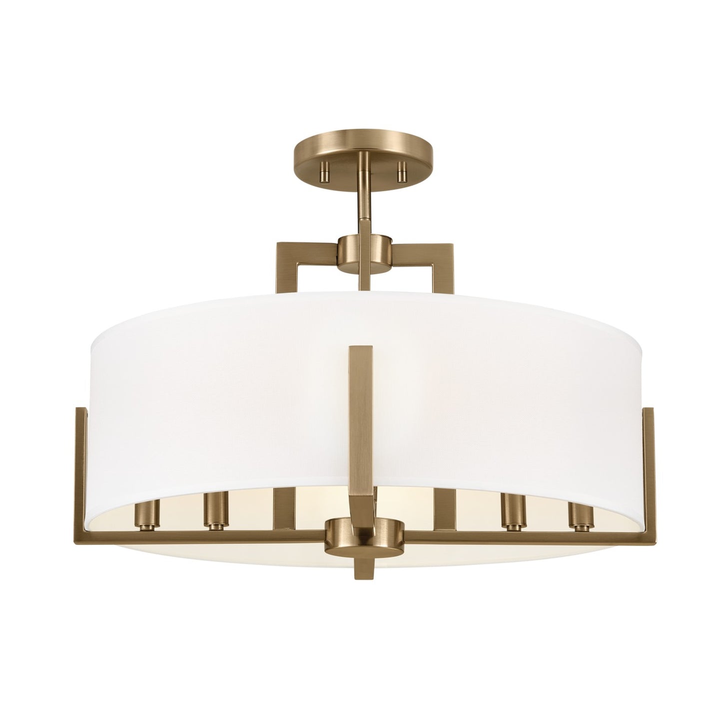 Malen Eight Light Pendant/Semi Flush in Champagne Bronze