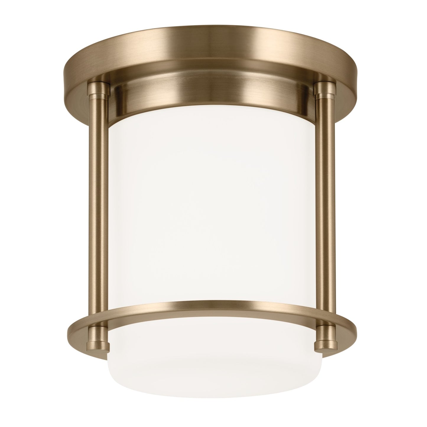 Brit One Light Flush Mount in Champagne Bronze