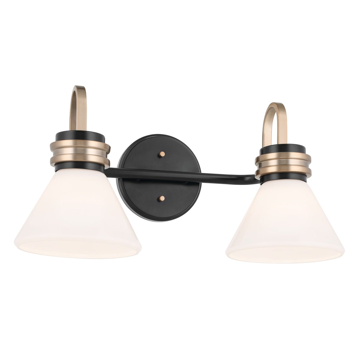 Farum Two Light Bath in Black