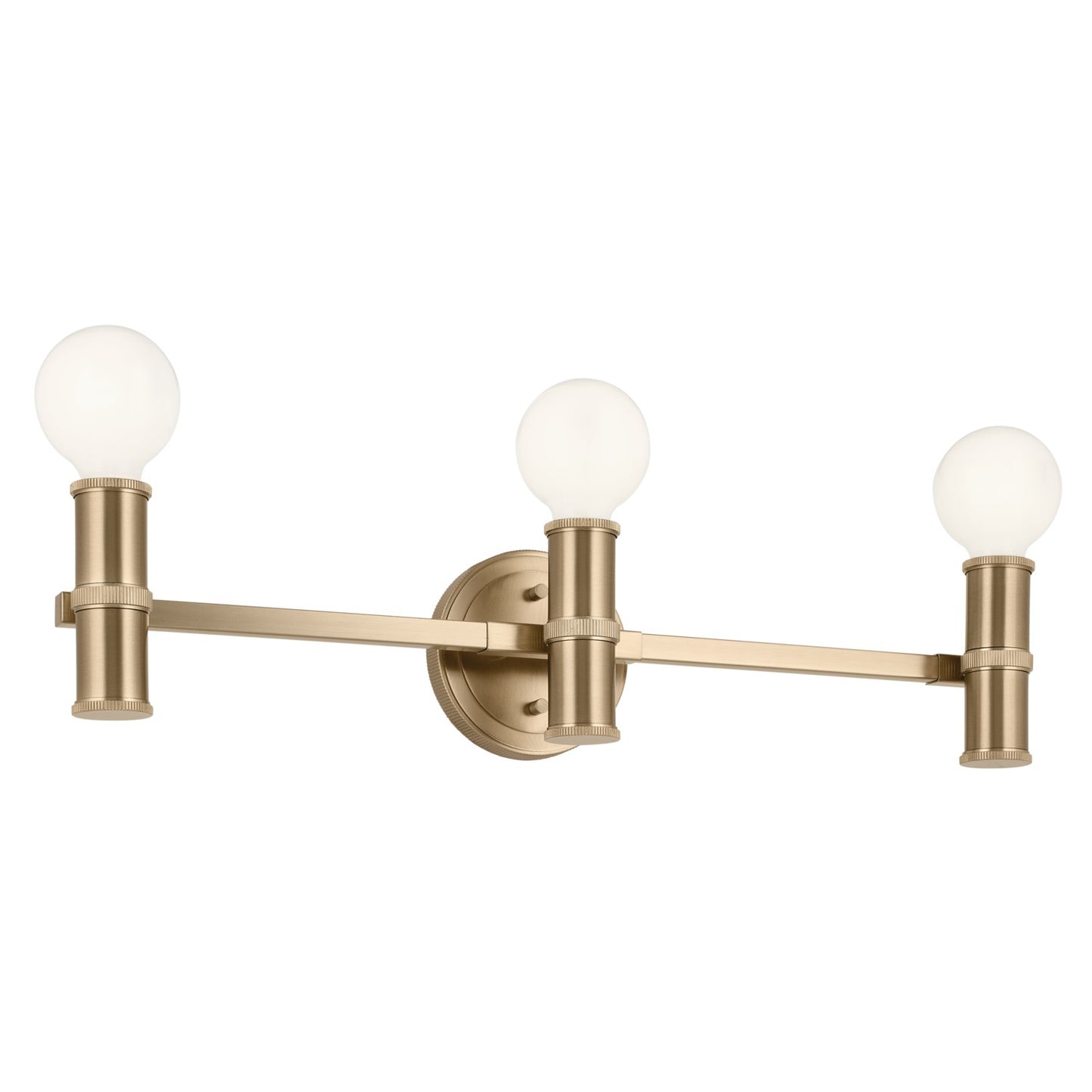 Torche Three Light Bath in Champagne Bronze
