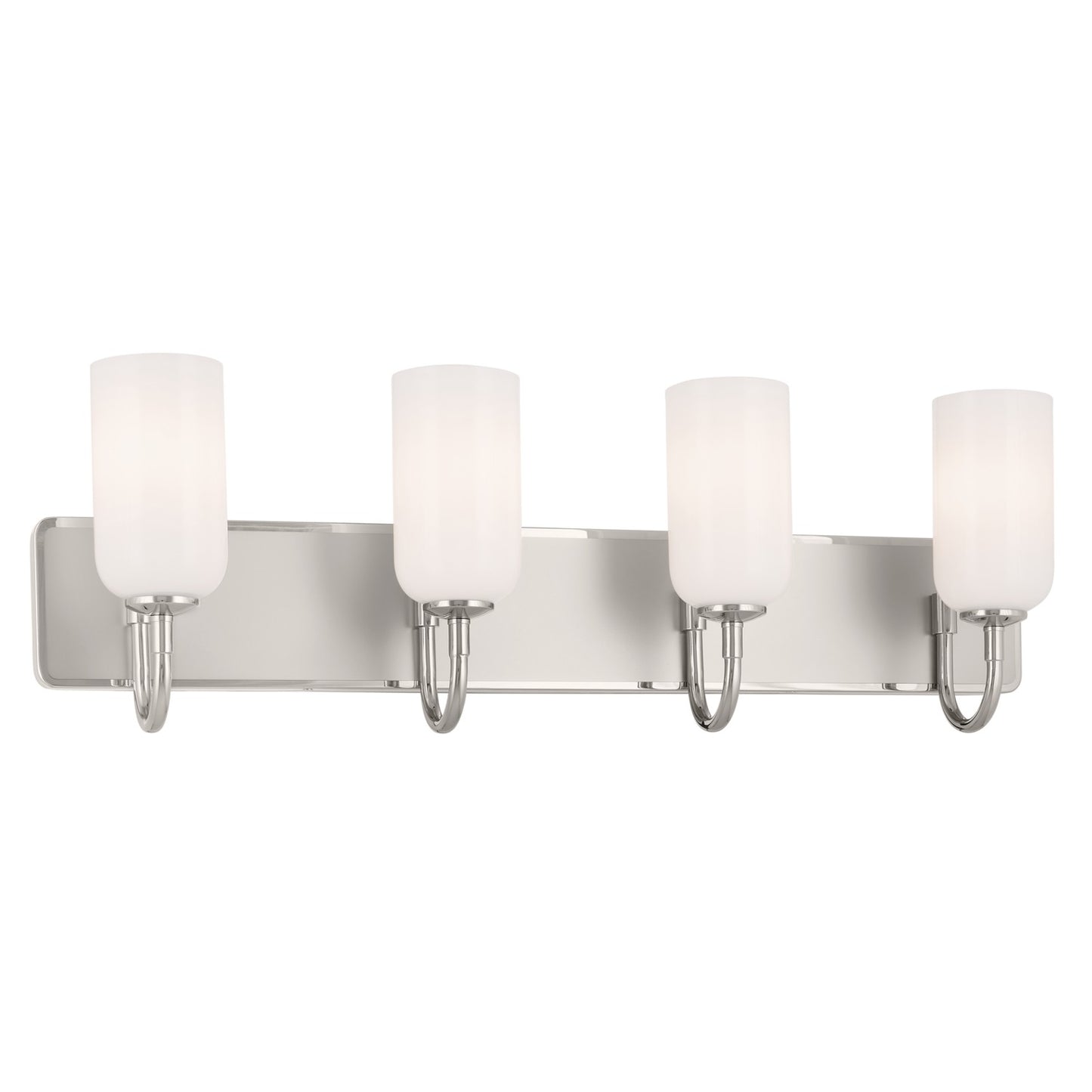 Solia Four Light Bath in Polished Nickel