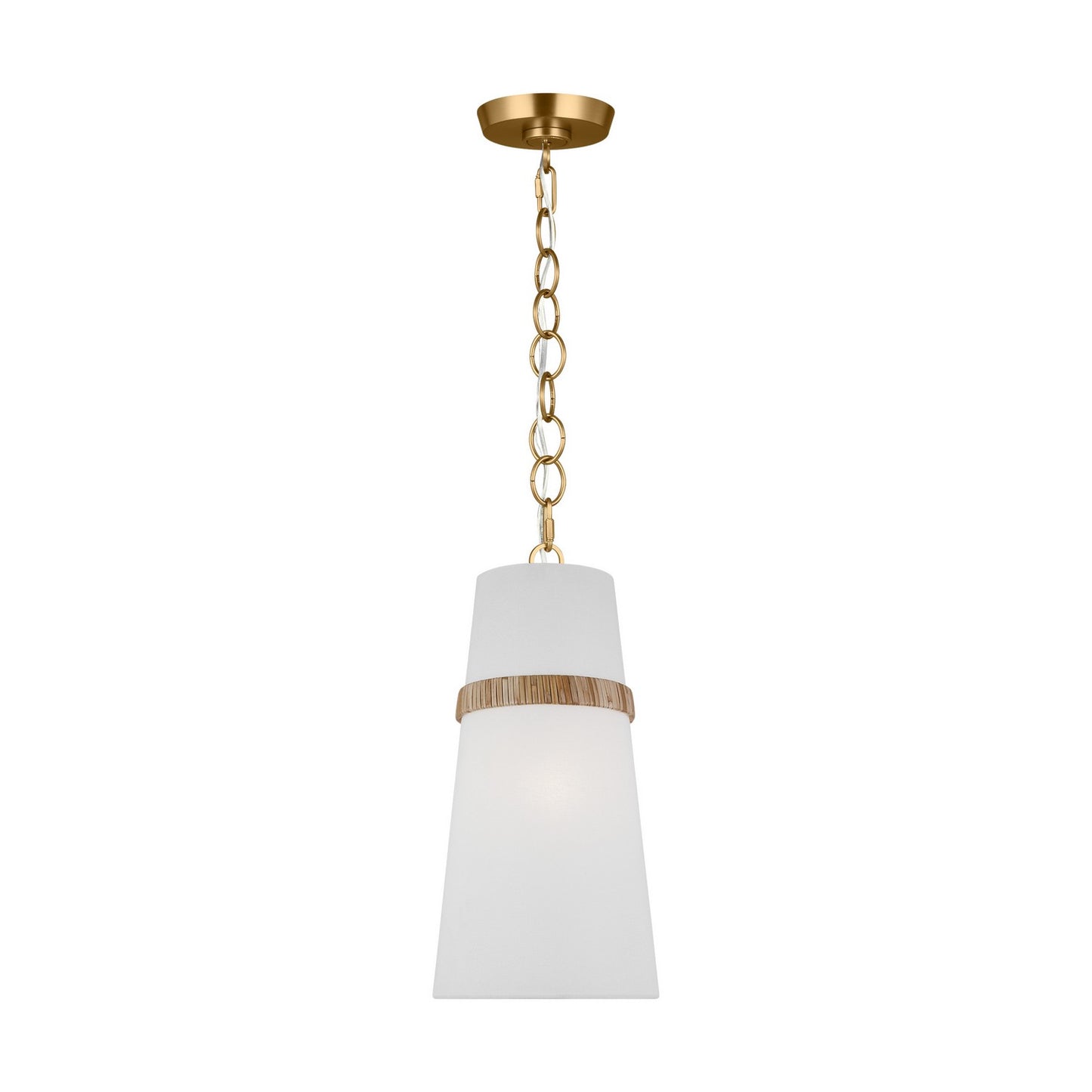 Cordtlandt One Light Pendant in rattan